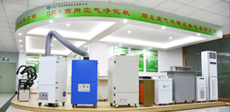吸頂式空氣凈化器，壁掛式空氣凈化器，空氣凈化消毒機，吊頂式空氣凈化器，商用空氣凈化器等產品展示區